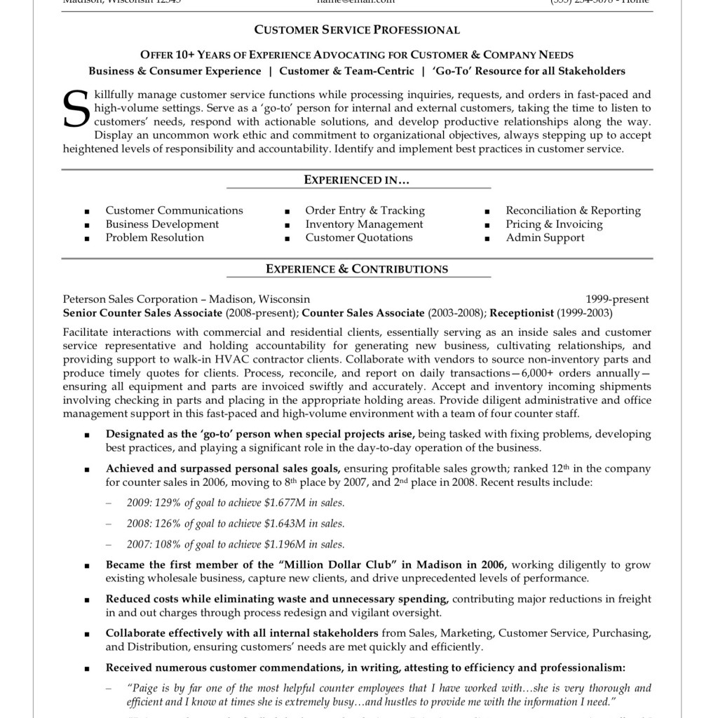 How To Write A Qualifications Summary